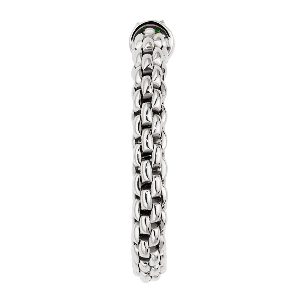 FOPE 18ct White Gold Souls Emerald Ring 09E08AX_B6_B_XBX