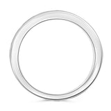 18ct White Gold 0.25ct Blue Sapphire And Diamond Channel Set Half Eternity Ring