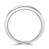 18ct White Gold Ruby and Diamond Eternity Ring