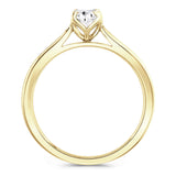 18ct Yellow Gold 2.02ct Oval Cut Laboratory Grown Diamond Solitaire Engagement Ring