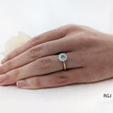 18ct Yellow Gold 2.00ct Round Brilliant Cut Laboratory Grown Diamond Solitaire Engagement Ring