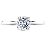 Platinum 1.01ct Round Brilliant Cut Laboratory Grown Diamond Solitaire Engagement Ring