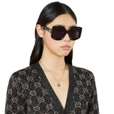 Gucci Interlocking Aureco Silver Necklace YBB45553500100U