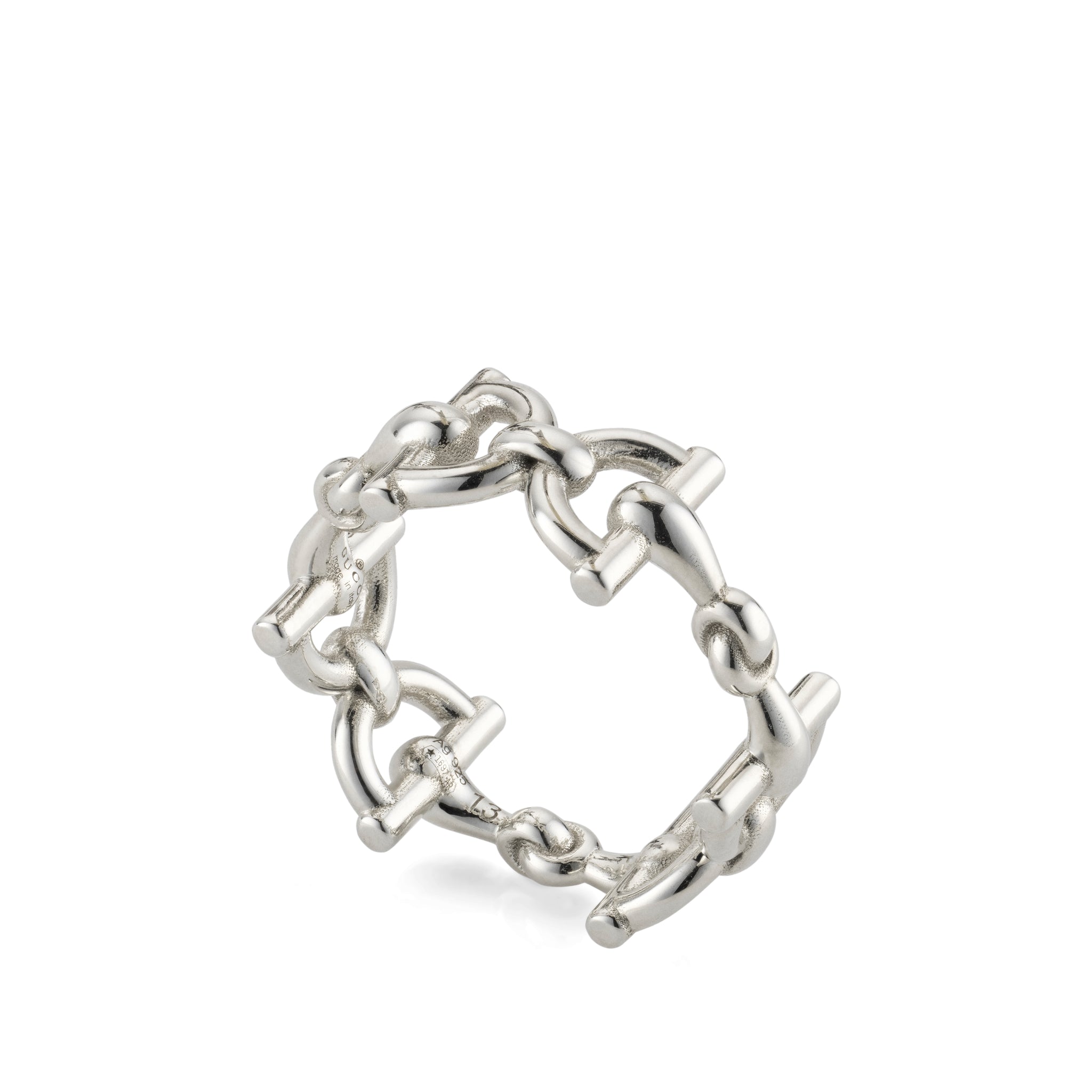 Gucci Staffa Silver Ring YBC875947001