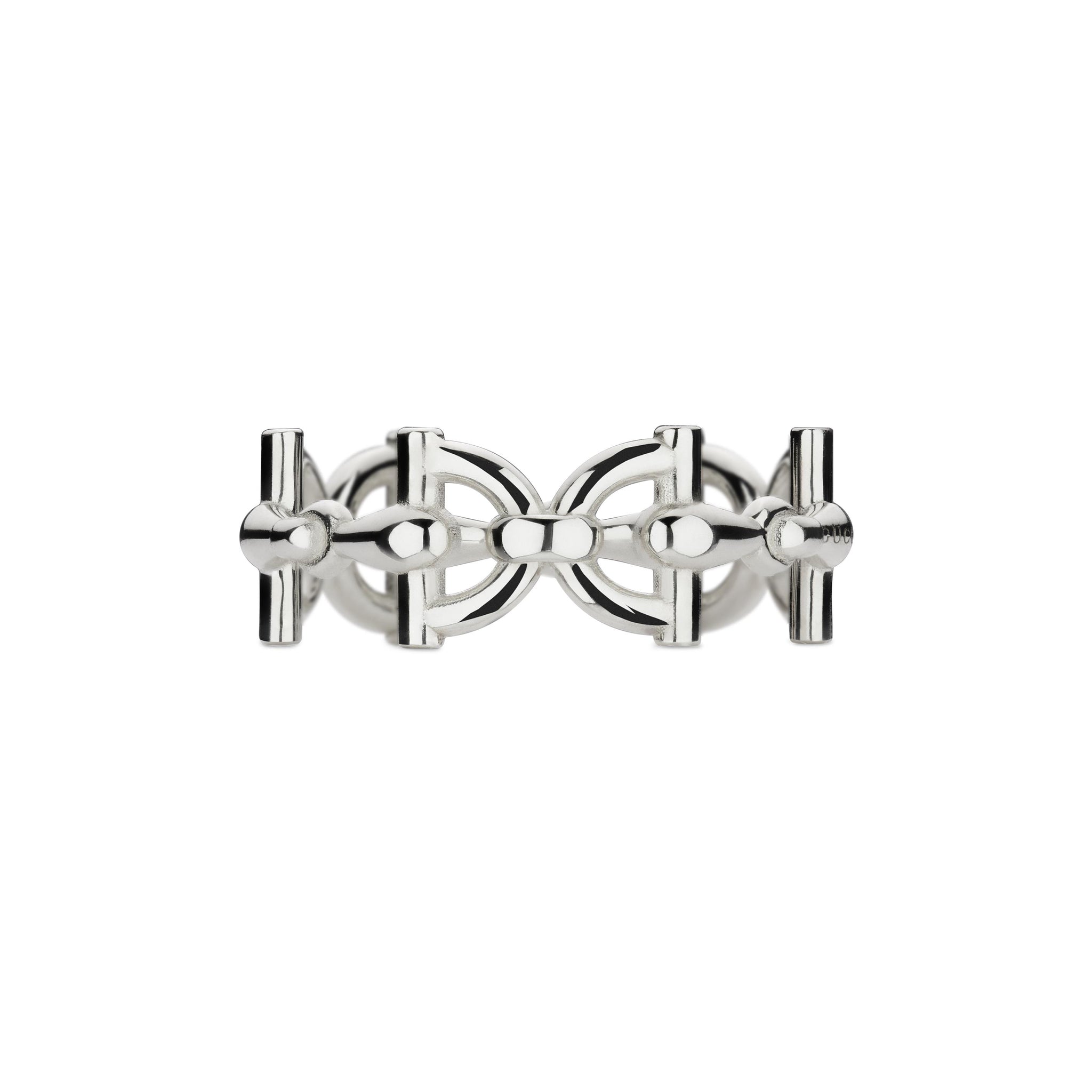 Gucci Staffa Silver Ring YBC875947001