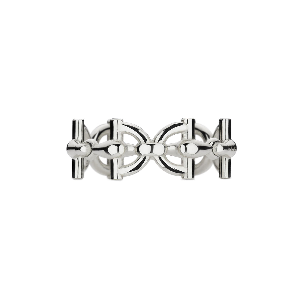 Gucci Staffa Silver Ring YBC875947001