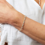 Silver Flower Bracelet B5583