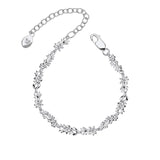 Silver Flower Bracelet B5583