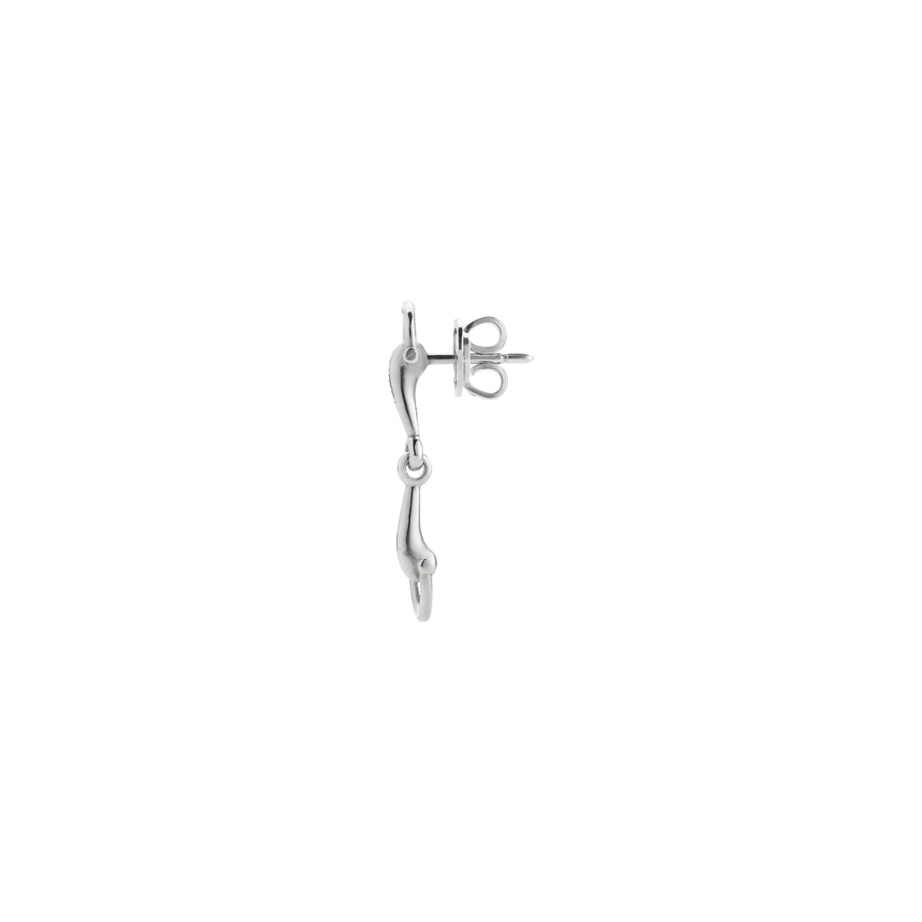 Gucci Staffa Silver Drop Earrings YBD87589900100U