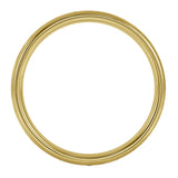 18ct Yellow Gold 5mm Light Court Gents Wedding Ring