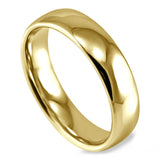 18ct Yellow Gold 5mm Light Court Gents Wedding Ring