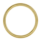 18ct Yellow Gold 4mm Light Court Gents Wedding Ring