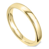 18ct Yellow Gold 3mm Classic Court Ladies Wedding Ring