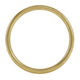 18ct Yellow Gold 3mm Light Court Ladies Wedding Ring