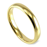 18ct Yellow Gold 3mm Light Court Ladies Wedding Ring