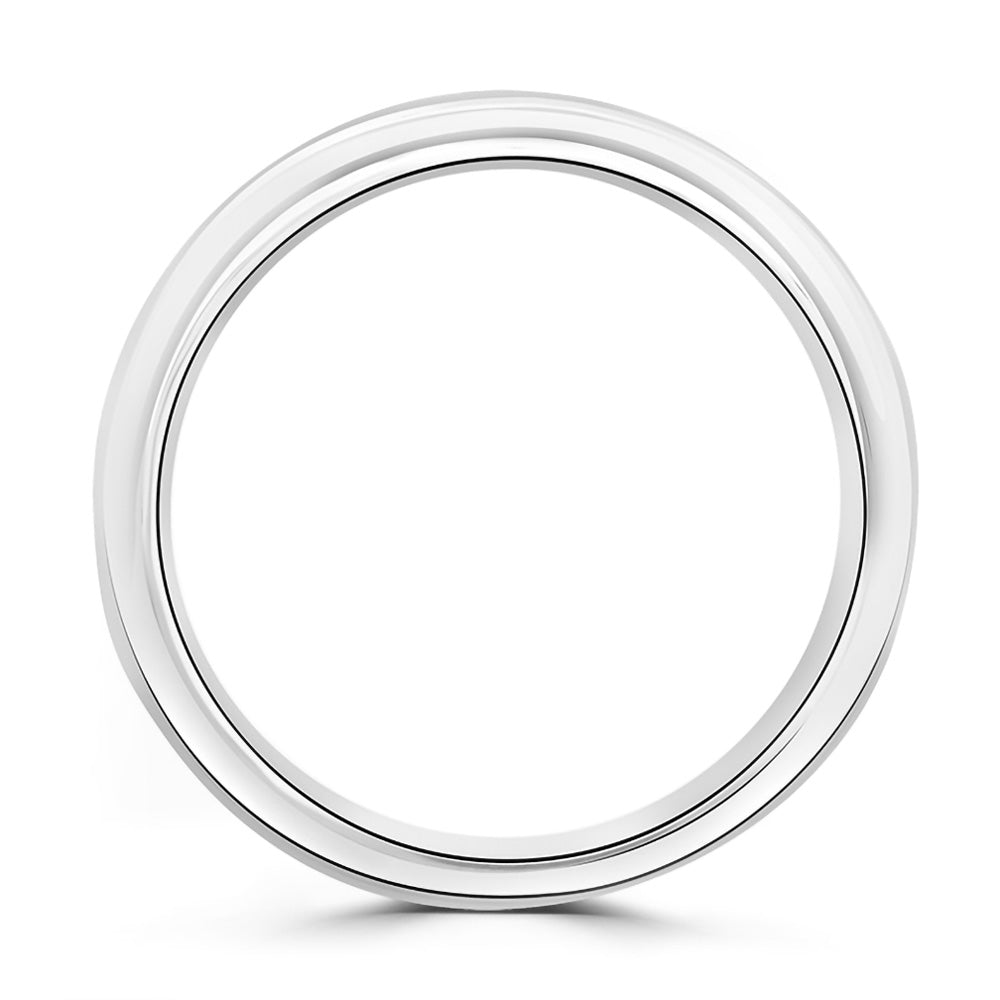 Platinum 0.20ct Round Brilliant Cut Diamond Channel Set Half Eternity Ring