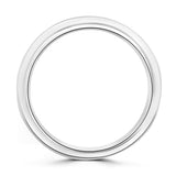 Platinum 0.20ct Round Brilliant Cut Diamond Channel Set Half Eternity Ring