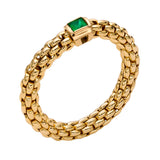 FOPE 18ct Yellow Gold Souls Emerald Ring 09E08AX_B6_G_XGX