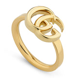 Gucci GG Running 18ct Yellow Gold Ring YBC525690001