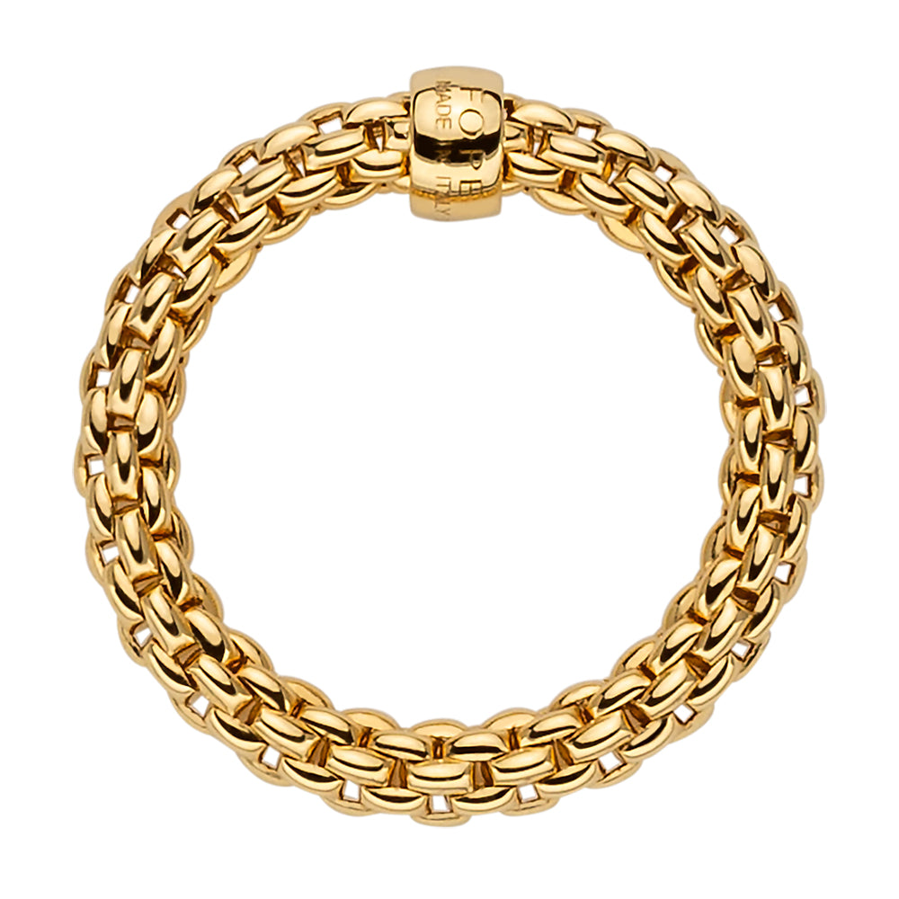 FOPE 18ct Yellow Gold Essentials Ring 04E08AX_XX_G_XGX