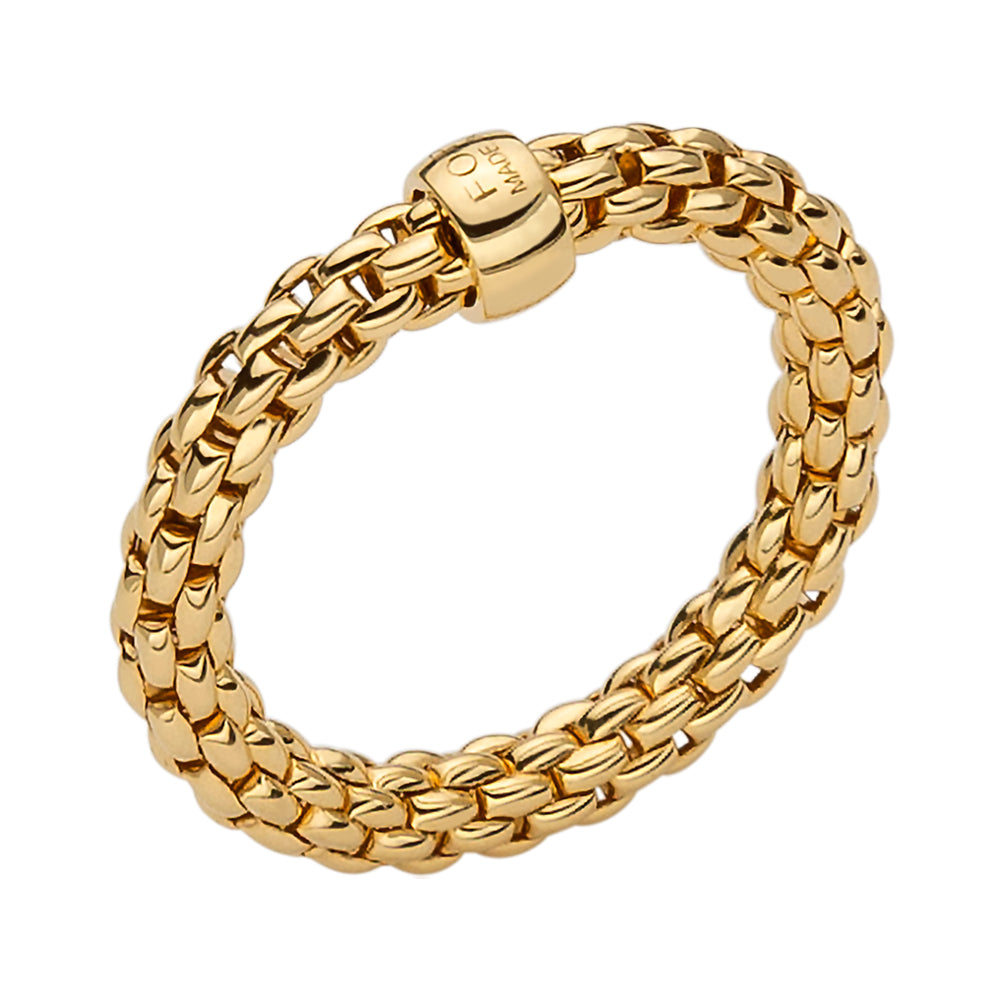FOPE 18ct Yellow Gold Essentials Ring 04E08AX_XX_G_XGX
