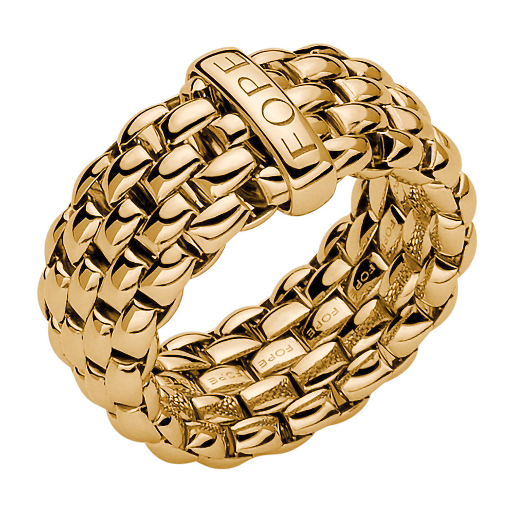 FOPE 18ct Yellow Gold Essentials Ring 05E04AX_XX_G_XGX