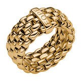 FOPE 18ct Yellow Gold Essentials Ring 05E04AX_XX_G_XGX