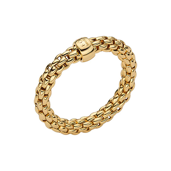 fope 18ct yellow gold essentials ring