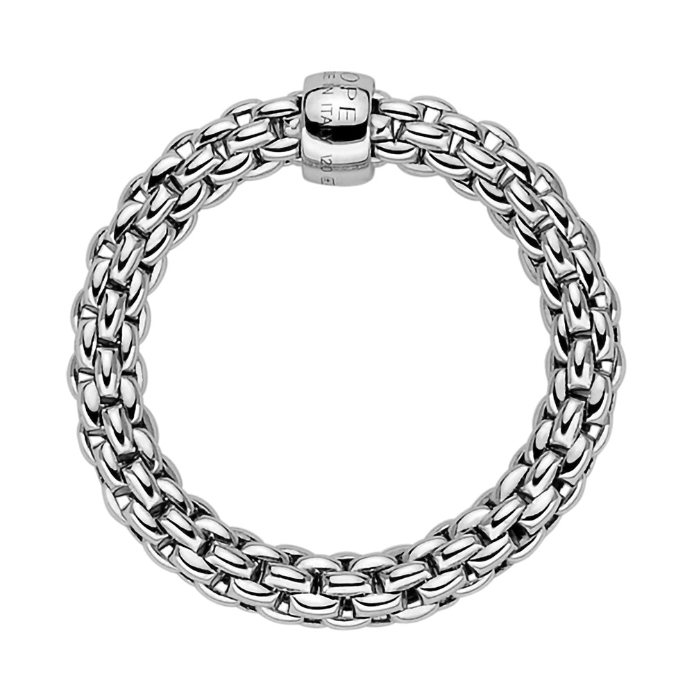 FOPE 18ct White Gold Essentials Ring 04E08AX_XX_B_XBX