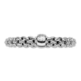 FOPE 18ct White Gold Essentials Ring 04E08AX_XX_B_XBX