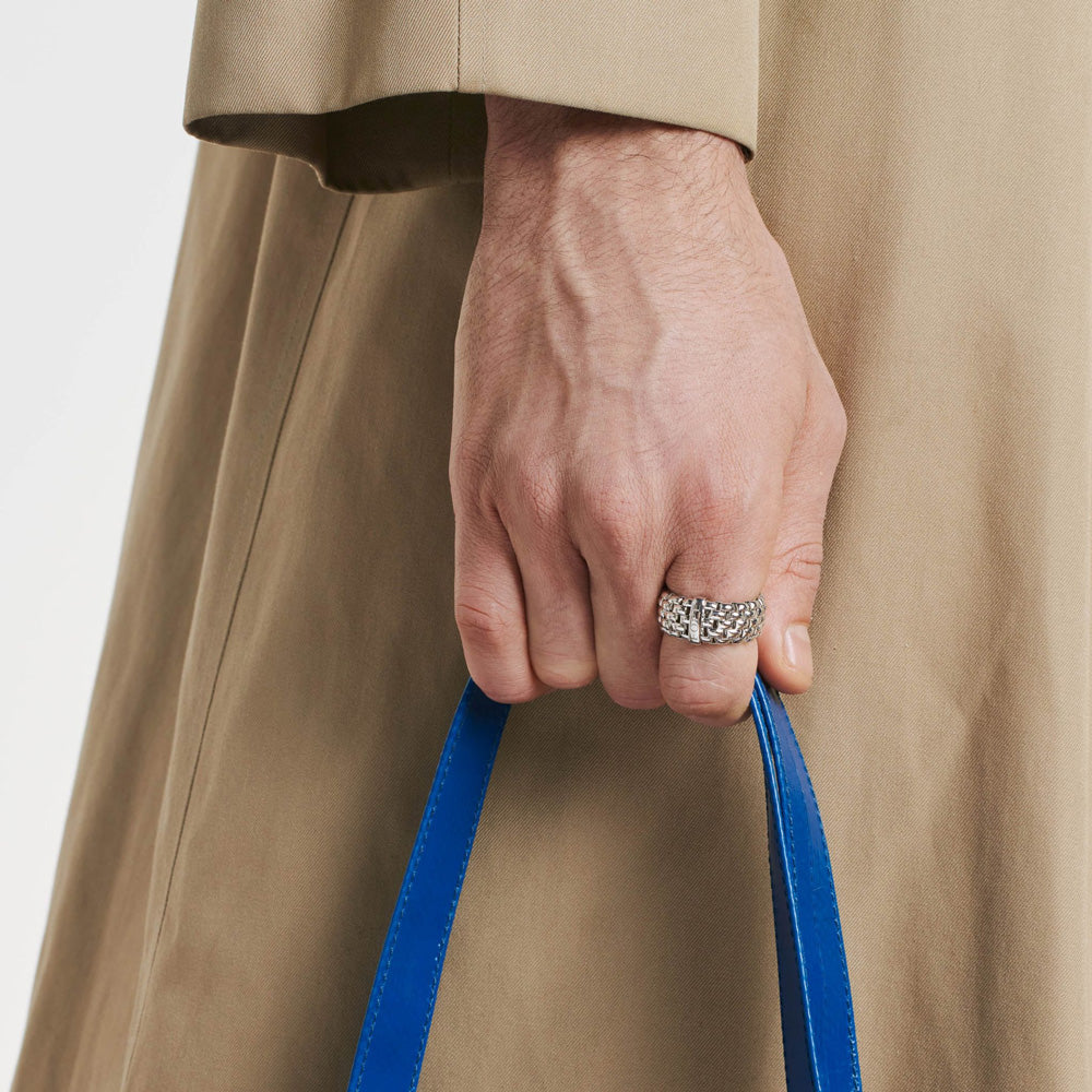 FOPE 18ct White Gold Essentials Ring 05E04AX_XX_B_XBX