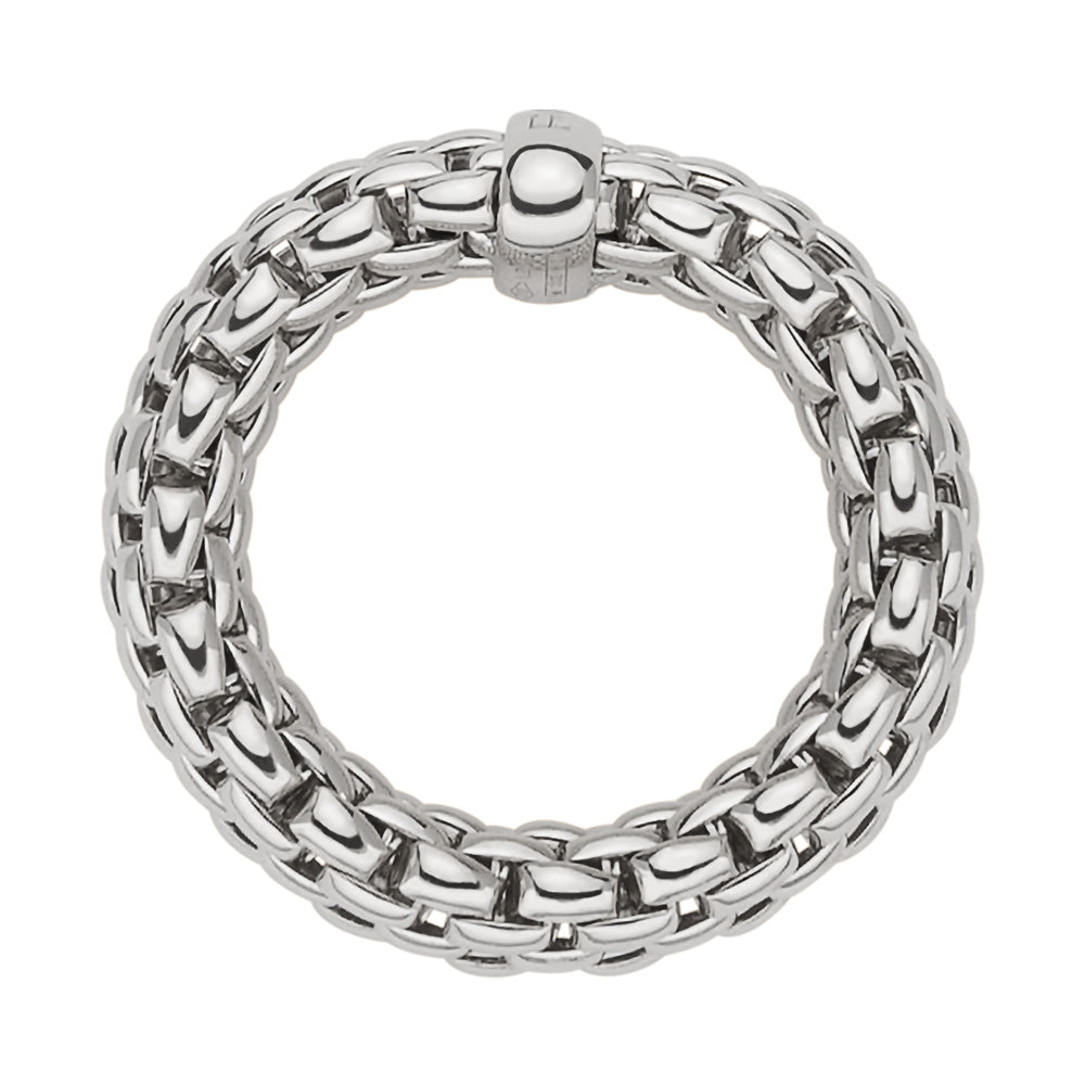 FOPE 18ct White Gold Essentials Ring 55902AX_XX_B_XBX