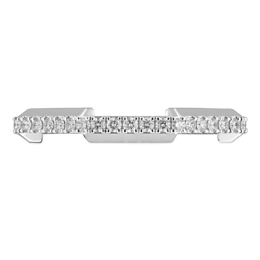 Gucci Link To Love 18ct White Gold Diamond Ring YBC662140001