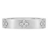 Roberto Coin 18ct White Gold 0.19ct Diamond Love In Verona Ring ADR888RI2013