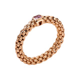 FOPE 18ct Rose Gold Souls Pink Sapphire Ring 09E08AX_B3_R_XRX
