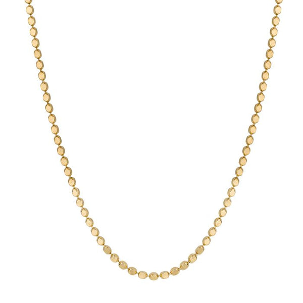 9ct Yellow Gold Diamond Cut Chain Necklace GN388