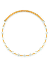 Yana Nesper Silk Magnet 18ct Yellow Gold Akoya Pearl Necklace SM16