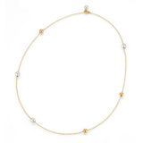 Yana Nesper Transformer 18ct Yellow Gold Akoya Pearl And Gold Sphere Necklace TR15