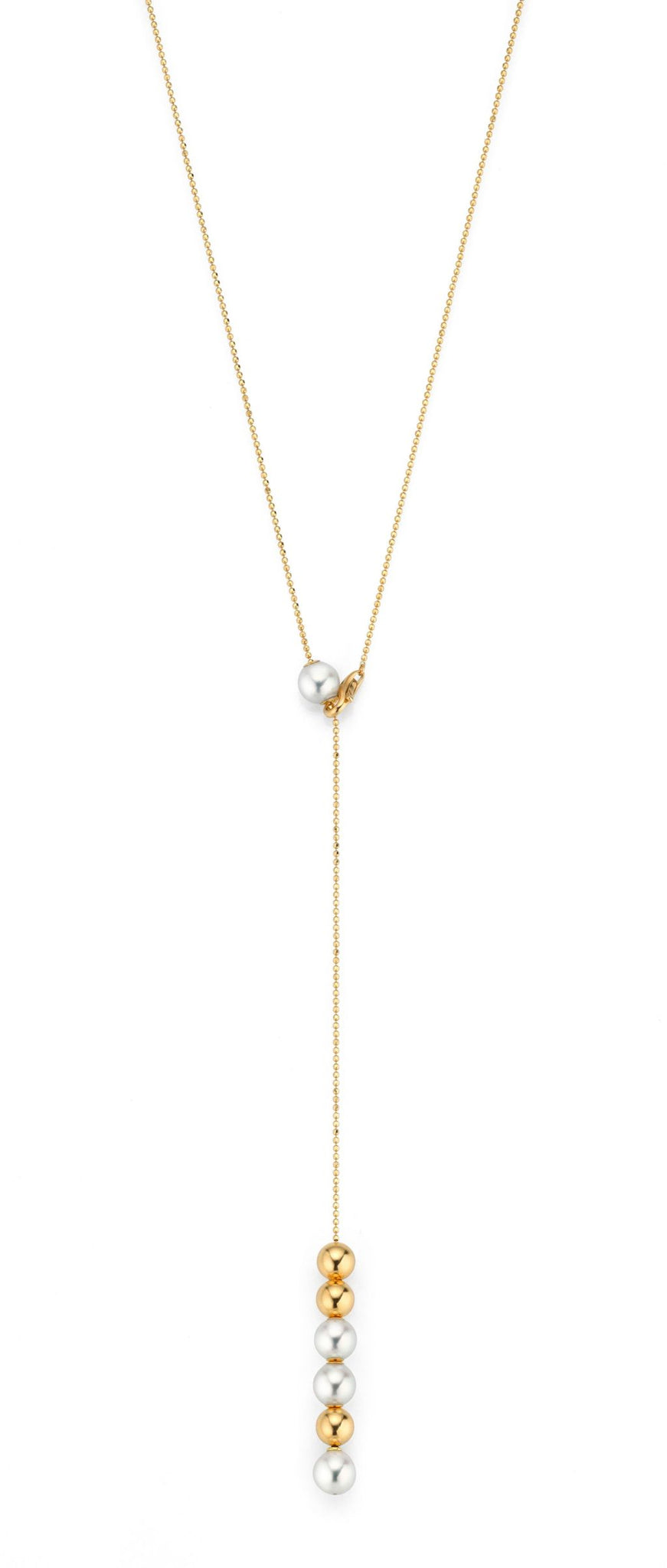 Yana Nesper Transformer 18ct Yellow Gold And Gold Sphere Necklace TR15