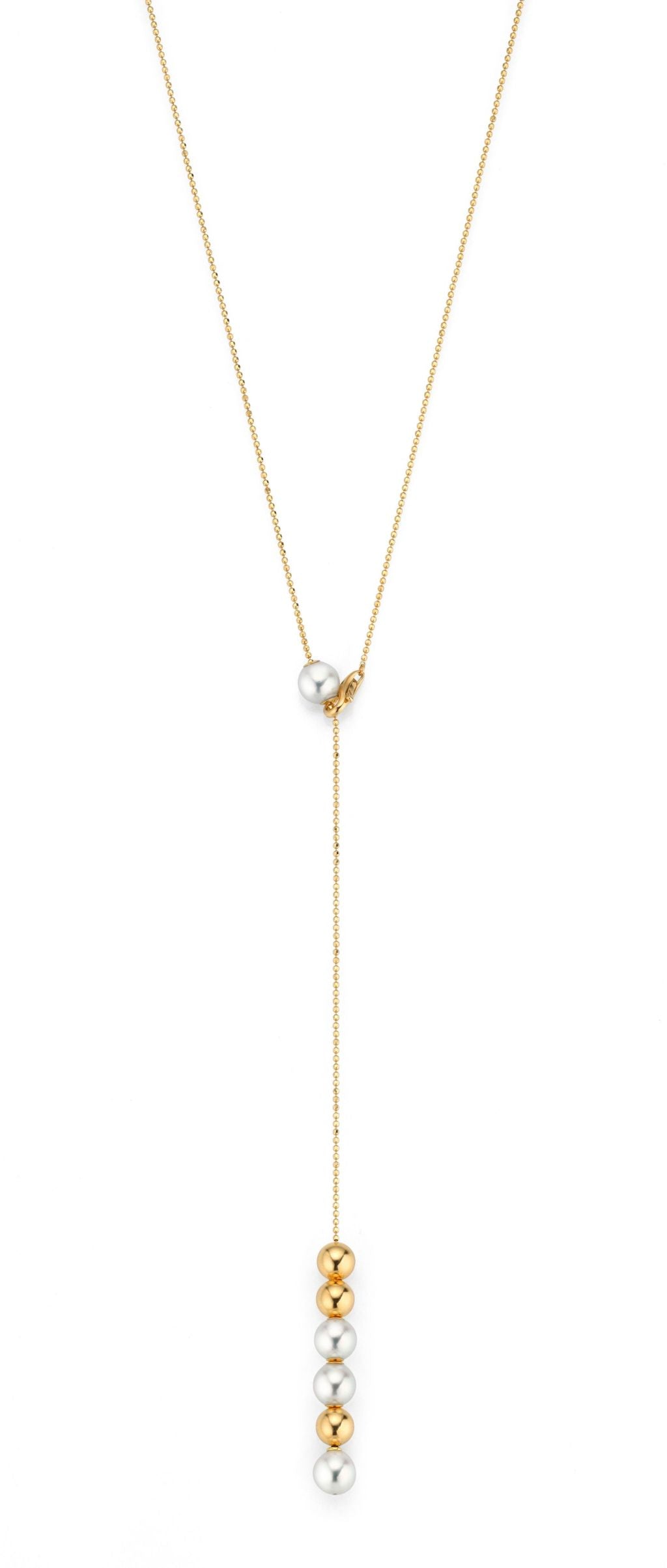 Yana Nesper Transformer 18ct Yellow Gold And Gold Sphere Necklace TR15