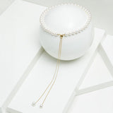 Yana Nesper Transformer 18ct Yellow Gold Akoya Pearl Necklace TR9