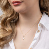 9ct Yellow Gold Opal and Diamond Pendant Only GP2115W