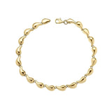 9ct Yellow Gold Teardrop Tennis Bracelet GB533