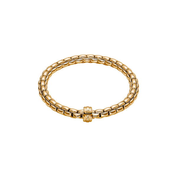 fope 18ct yellow gold eka flex'it bracelet