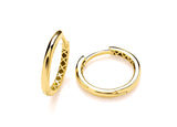 9ct Yellow Gold Huggie Hoop Earrings