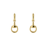 Gucci Horsebit 18ct Yellow Gold Hoop Earrings