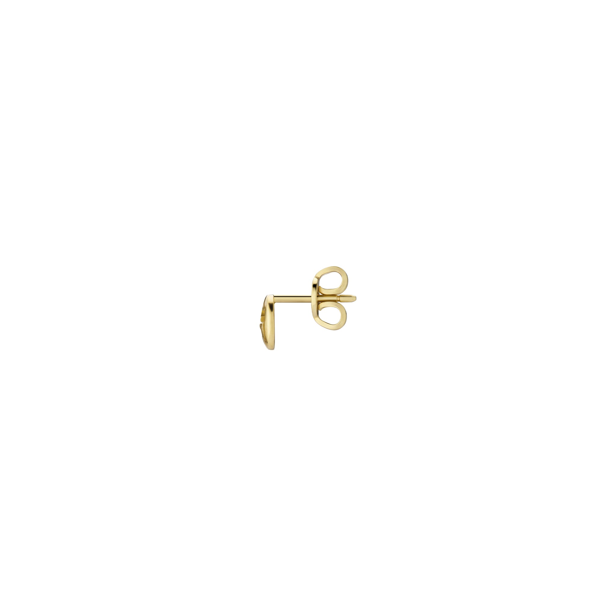 Gucci Interlocking 18ct Yellow Gold Stud Earrings YBD87422400100U
