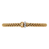 FOPE 18ct Yellow And White Gold Solo Flex-It 0.29ct Diamond Bracelet 62406BX_PB_G_BGX