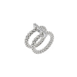 FOPE 18ct White Gold Prima Flex-It 0.15ct Diamond Ring 74008AX_BB_B_XBX