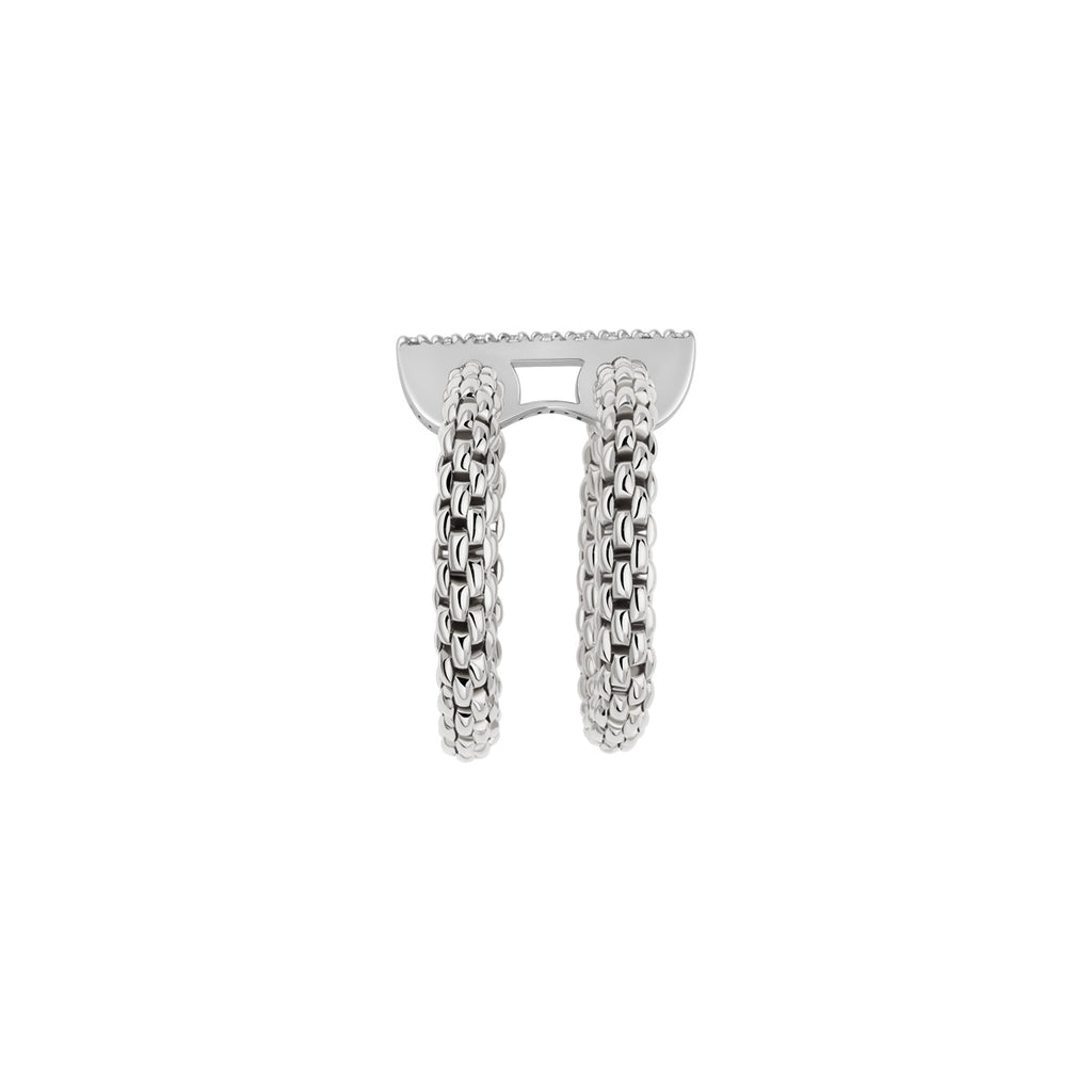 FOPE 18ct White Gold Prima Flex-It 0.15ct Diamond Ring 74008AX_BB_B_XBX